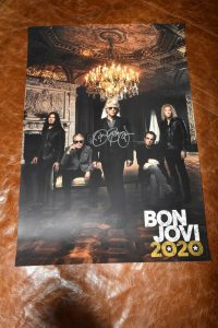 JON BON JOVI SIGNED AUTOGRAPHED 13×19 2020 POSTER BRAND NEW SOLD OUT  COLLECTIBLE MEMORABILIA