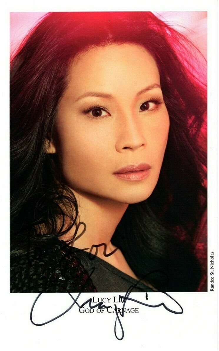 LUCY LIU Autographed Signed GOD OF CARNAGE Photograph - To Lori ...