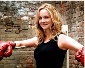 LAURA LINNEY SIGNED AUTOGRAPHED SEXY BOXING PHOTO  COLLECTIBLE MEMORABILIA