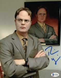 RAINN WILSON DWIGHT SIGNED THE OFFICE 8X10 PHOTO AUTOGRAPH PROOF BECKETT COA F  COLLECTIBLE MEMORABILIA