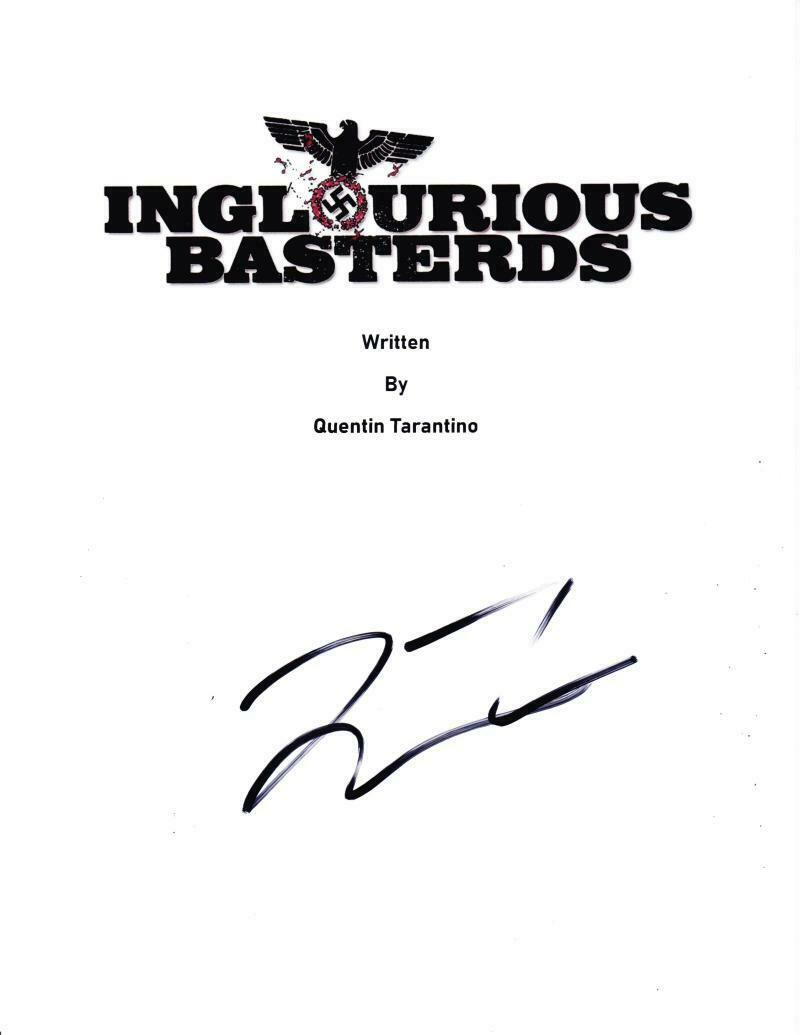 QUENTIN TARANTINO SIGNED FULL INGLOURIOUS BASTERDS SCRIPT AUTOGRAPH COA