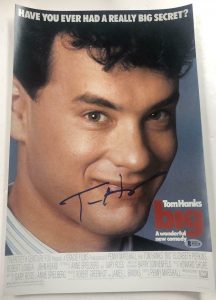 TOM HANKS SIGNED BIG 12X18 PHOTO AUTHENTIC AUTOGRAPH BECKETT COA  COLLECTIBLE MEMORABILIA