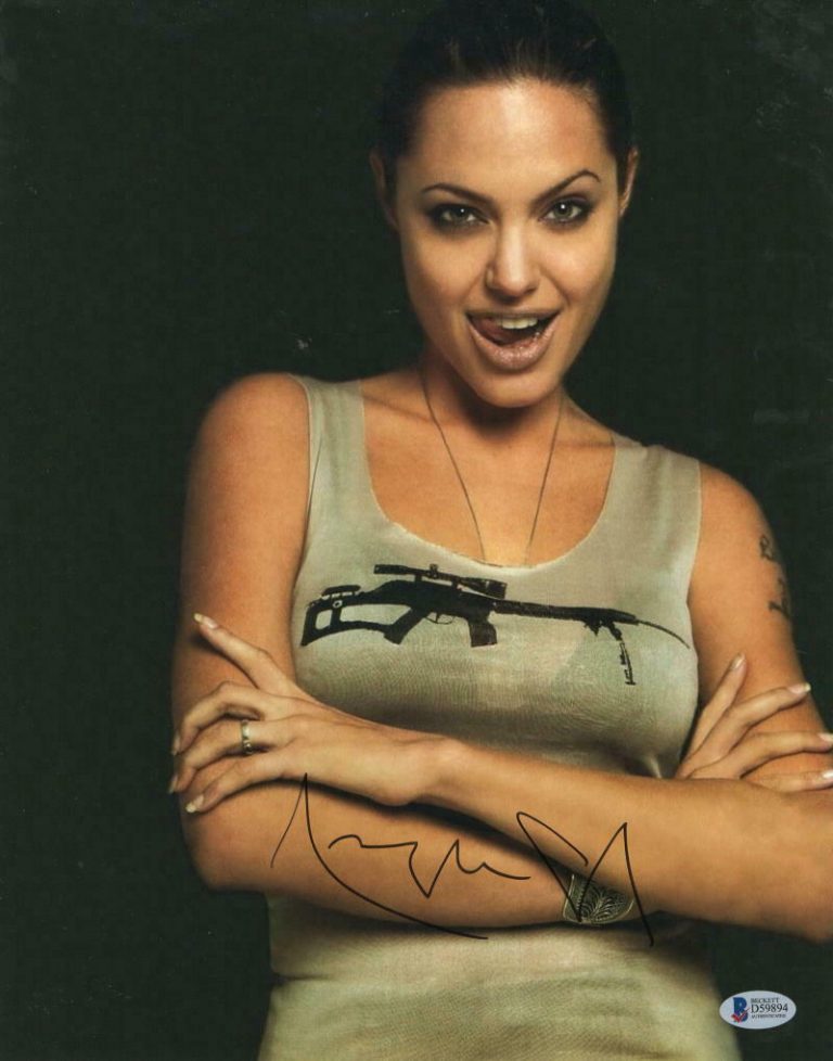 Hot Sexy Angelina Jolie Signed X Authentic Autograph Beckett Coa G Collectible Memorabilia