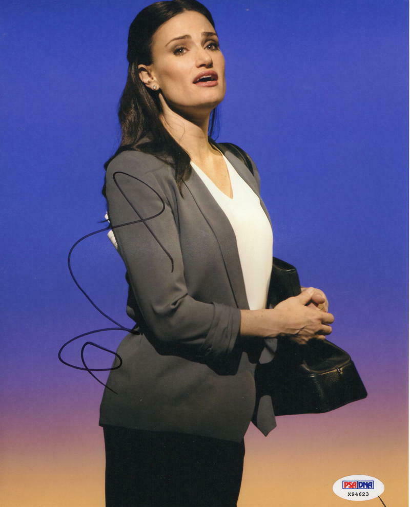 Idina Menzel Signed 8x10 Photo Frozen Broadway Autograph Psa Dna Coa A Collectible Memorabilia 