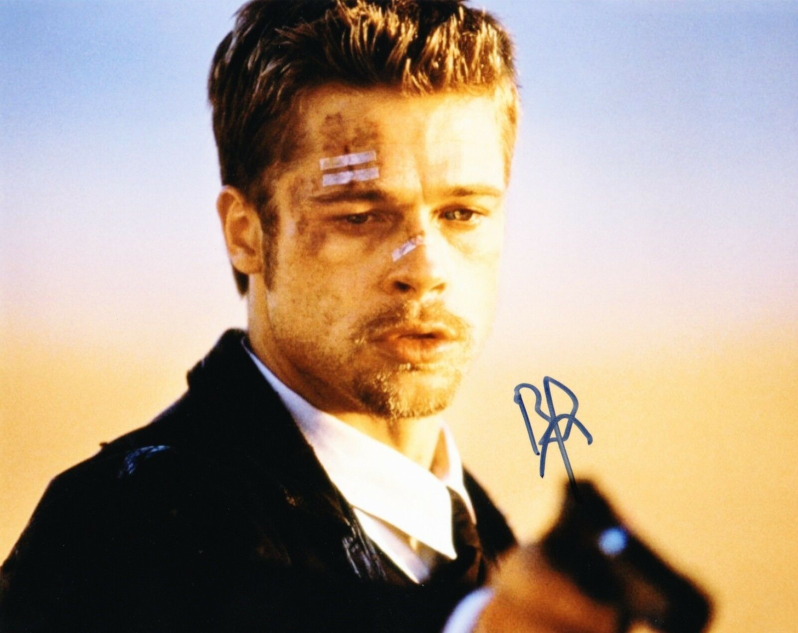 HOT SEXY BRAD PITT SIGNED 8X10 PHOTO AUTOGRAPH IN-PERSON FIGHT CLUB ...