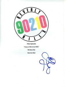 LUKE PERRY SIGNED BEVERLY HILLS 90210 PILOT EP SCRIPT AUTHENTIC AUTOGRAPH COA  COLLECTIBLE MEMORABILIA