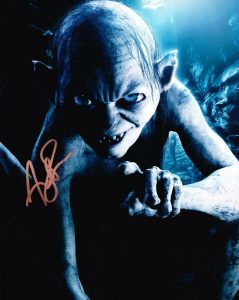 ANDY SERKIS SIGNED 8X10 PHOTO AUTHENTIC AUTOGRAPH LORD OF THE RINGS COA B  COLLECTIBLE MEMORABILIA