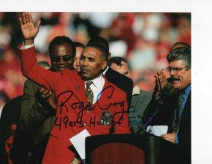 SAN FRANCISCO 49ERS ROGER CRAIG SIGNED HALL OF FAME 8X10  COLLECTIBLE MEMORABILIA