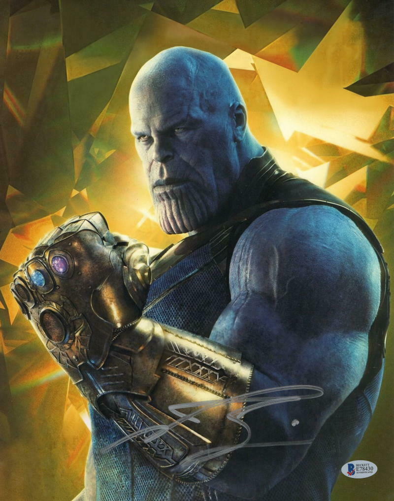 JOSH BROLIN SIGNED 11X14 PHOTO AVENGERS INFINITY WAR THANOS AUTOGRAPH ...