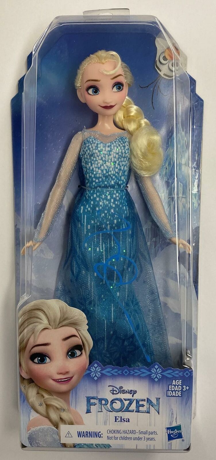 IDINA MENZEL ELSA FROZEN SIGNED FIGURE DOLL DISNEY AUTHENTIC AUTOGRAPH ...