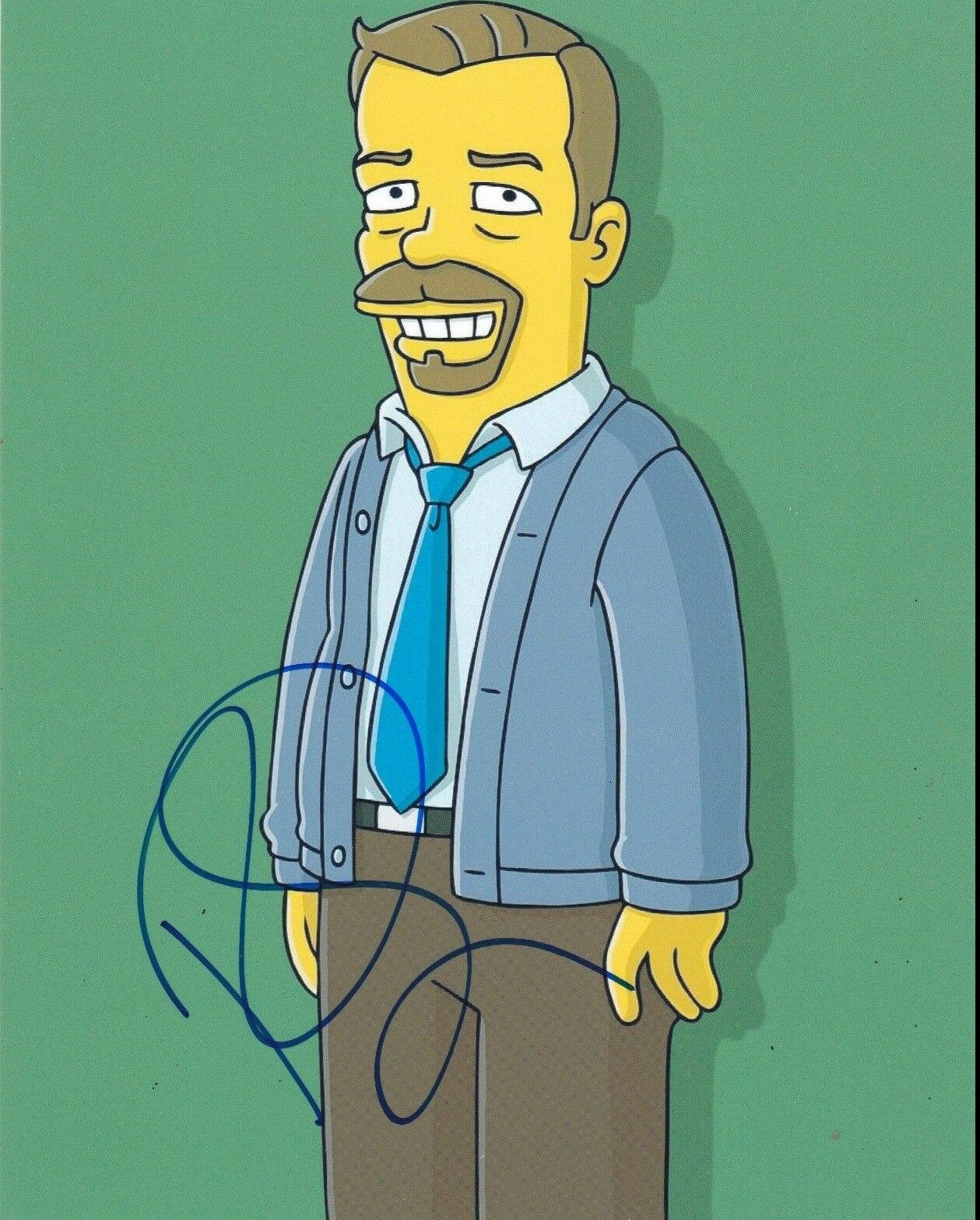 RICKY GERVAIS SIGNED 8X10 PHOTO AUTHENTIC AUTOGRAPH THE SIMPSONS THE ...