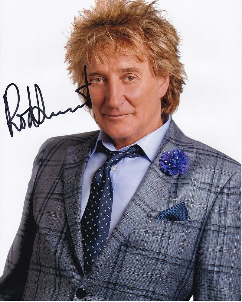 ROD STEWART Signed Photo w/ Hologram COA Collectible Memorabilia ...