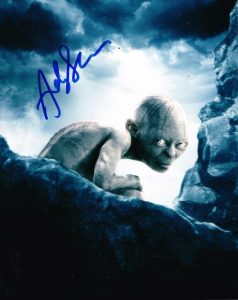 ANDY SERKIS SIGNED 8X10 PHOTO AUTHENTIC AUTOGRAPH LORD OF THE RINGS COA E  COLLECTIBLE MEMORABILIA
