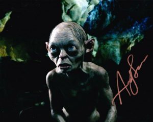 ANDY SERKIS SIGNED 8X10 PHOTO AUTHENTIC AUTOGRAPH LORD OF THE RINGS COA C  COLLECTIBLE MEMORABILIA