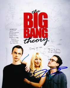 JIM PARSONS JOHNNY GALECKI BIG BANG THEORY SIGNED 8X10 PHOTO AUTHENTIC AUTOGRAPH  COLLECTIBLE MEMORABILIA