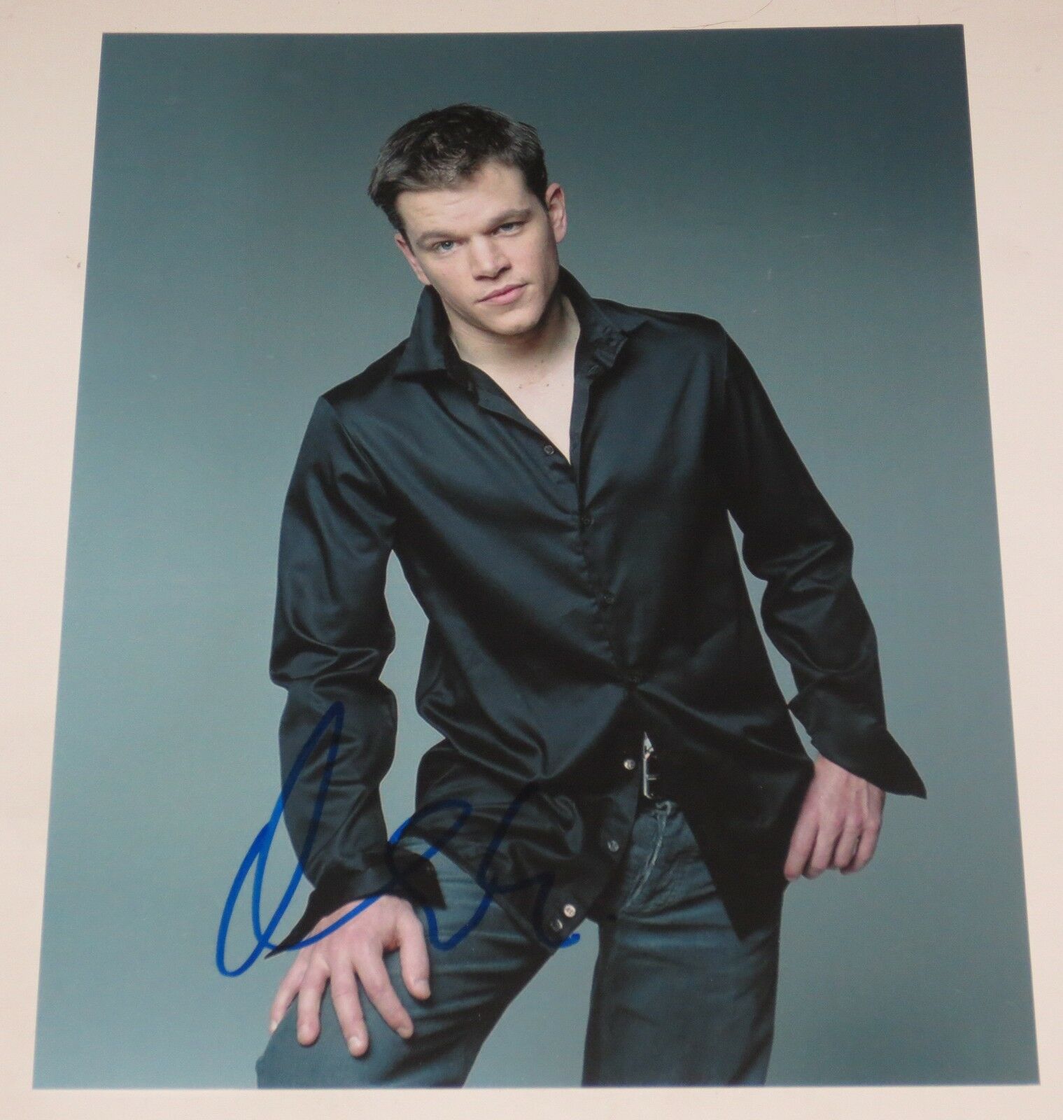 MATT DAMON SIGNED 8X10 PHOTO AUTOGRAPH BOURNE OCEANS OSCAR WINNER PROOF ...