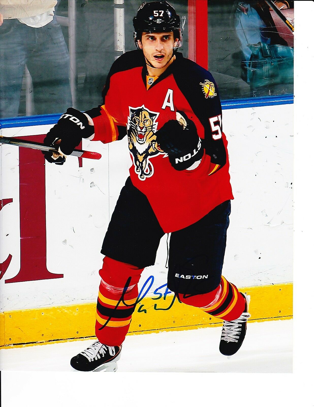 Florida Panthers Marcel Goc Signed 8x10 Collectible Memorabilia 