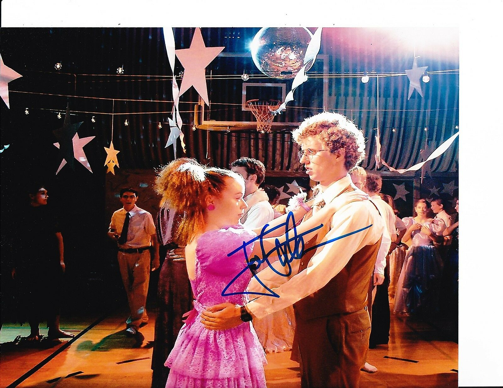 Napoleon Dynamite Jon Heder Signed At The Dance 8x10 Collectible