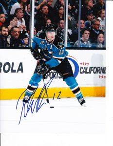 SAN JOSE SHARKS PATRICK MARLEAU SIGNED STICK HANDLING 8X10  COLLECTIBLE MEMORABILIA