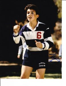 THE WONDER YEARS FRED SAVAGE SIGNED PLAYING SOCCER 8X10  COLLECTIBLE MEMORABILIA