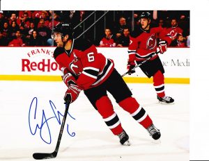 NEW JERSEY DEVILS ANDY GREENE SIGNED 8X10  COLLECTIBLE MEMORABILIA
