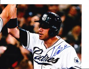 SAN DIEGO PADRES CLINT BARMES SIGNED 8X10  COLLECTIBLE MEMORABILIA