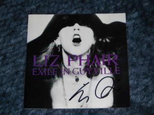 LIZ PHAIR SIGNED EXILE IN GUYVILLE CD COVER  COLLECTIBLE MEMORABILIA