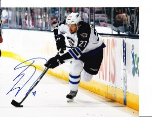 WINNIPEG JETS ERIC TANGRADI SIGNED 8X10  COLLECTIBLE MEMORABILIA
