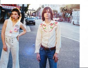 THE LEMON TWIGS GROUP SIGNED IN THE STREET 8X10  COLLECTIBLE MEMORABILIA
