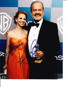 CHEERS KELSEY GRAMMER + KAYTE SIGNED RED CARPET 8X10  COLLECTIBLE MEMORABILIA
