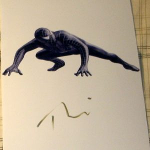TOBEY MAGUIRE SIGNED AUTOGRAPH "SPIDER-MAN 3" BLACK SUIT STUDIO PROMO PHOTO COA COLLECTIBLE MEMORABILIA