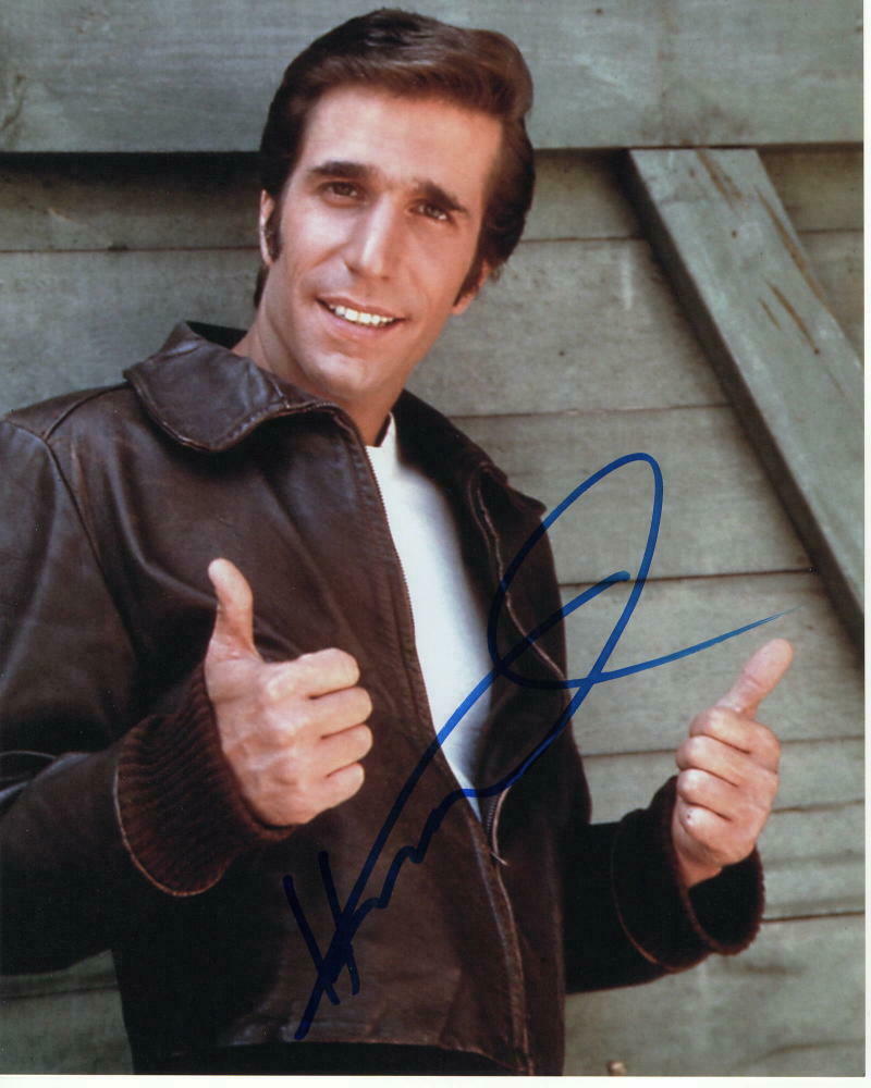 HENRY WINKLER SIGNED AUTOGRAPHED 8X10 PHOTO - HAPPY DAYS, THE FONZ ...