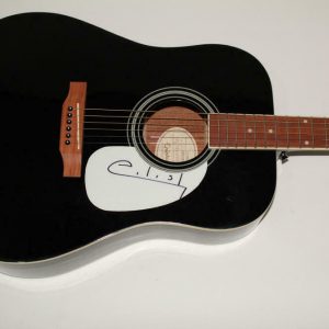 BILLIE EILISH SIGNED AUTOGRAPH GIBSON EPIPHONE ACOUSTIC GUITAR - BAD GUY SINGER Collectible Memorabilia