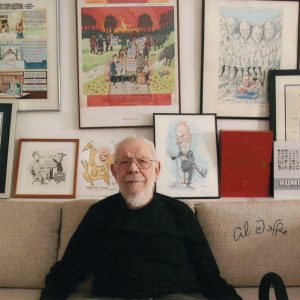 AL JAFFEE SIGNED AUTOGRAPH 8X10 PHOTO - MAD MAGAZINE LEGEND, CARTOONIST ICON Collectible Memorabilia