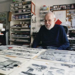 AL JAFFEE SIGNED AUTOGRAPH 8X10 PHOTO - MAD MAGAZINE CARTOONIST, FOLD-IN CREATOR Collectible Memorabilia