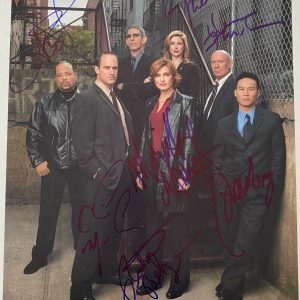 "Law & Order: SVU" Cast AUTOGRAPHS Signed 11x14 Photo - Mariska Hargitay +6 ACOA Collectible Memorabilia