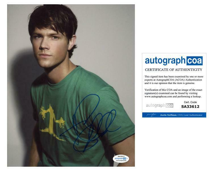 Jared Padalecki Supernatural Autograph Signed 8x10 Photo Acoa Collectible Memorabilia 8802