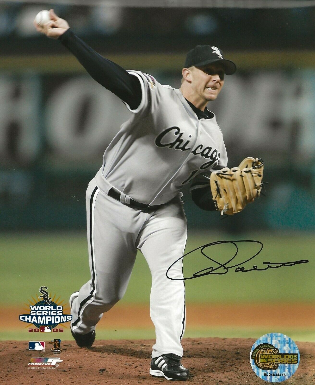 Cliff Politte signed Chicago White Sox 2005 World Series Champs 8x10 ...