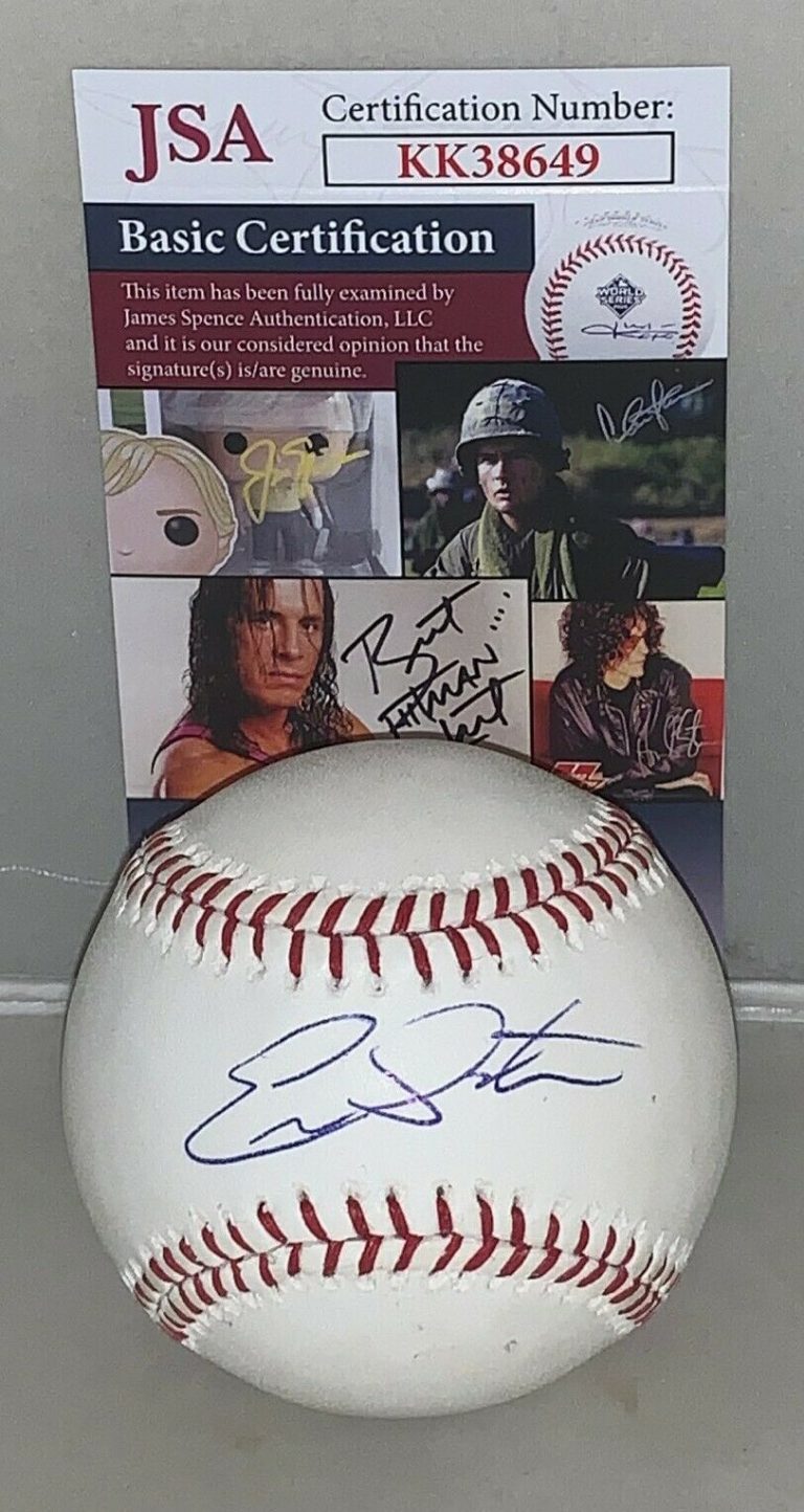 ERVIN SANTANA MINNESOTA TWINS SIGNED MLB BASEBALL BALL AUTOGRAPHED JSA  COLLECTIBLE MEMORABILIA
