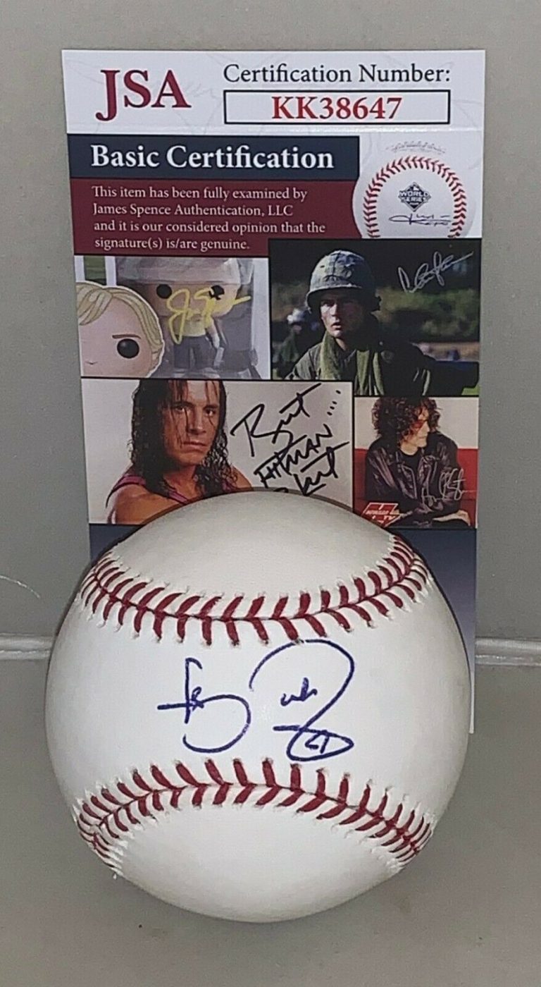 CARSON FULMER PITTSBURGH PIRATES SIGNED OFFICIAL MLB BASEBALL BALL PROOF JSA  COLLECTIBLE MEMORABILIA