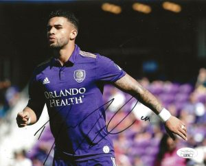 DOM DWYER SIGNED ORLANDO CITY SC 8×10 PHOTO AUTOGRAPHED MLS SOCCER JSA  COLLECTIBLE MEMORABILIA