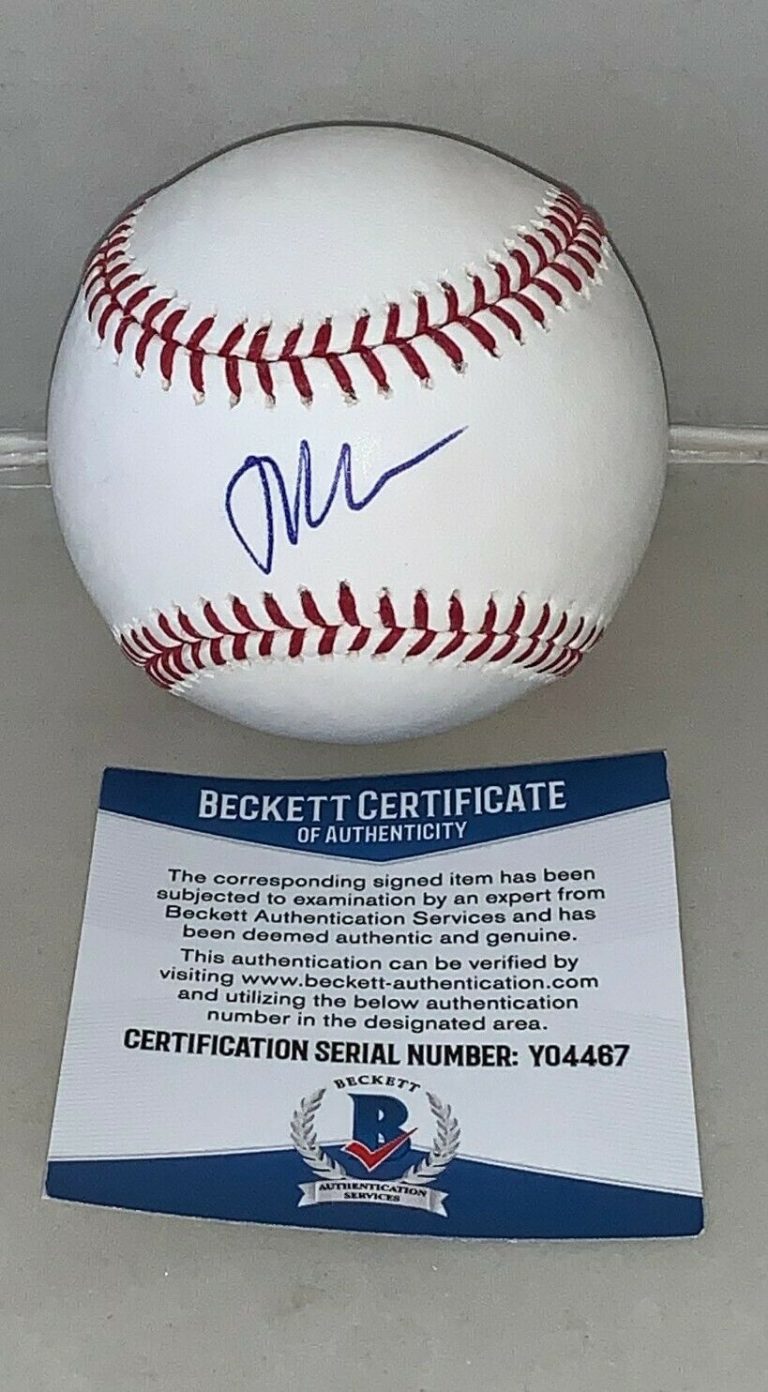 JOHN CUSACK EIGHT MEN OUT SIGNED OFFICIAL MLB BASEBALL BALL BUCK WEAVER BECKETT  COLLECTIBLE MEMORABILIA