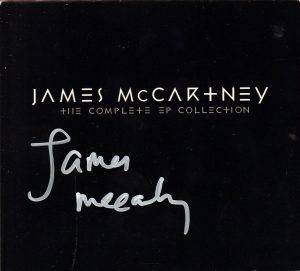 JAMES MCCARTNEY SIGNED COMPLETE EP COLLECTION CD W/COA PAUL THE BEATLES PROOF  COLLECTIBLE MEMORABILIA