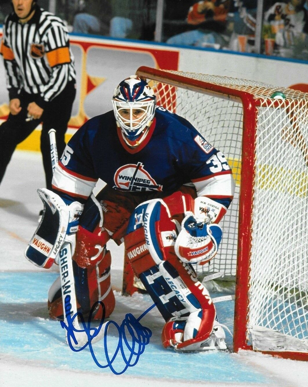 Bob Essensa signed Winnipeg Jets 8x10 photo autographed Collectible ...