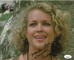 MELODY ANDERSON SIGNED FIREWALKER 8×10 PHOTO AUTOGRAPHED PATRICIA GOODWIN 2 JSA  COLLECTIBLE MEMORABILIA