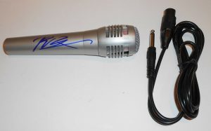 RYAN BEATTY SIGNED MICROPHONE W/COA PROOF BECAUSE OF YOU SUPERSTAR  COLLECTIBLE MEMORABILIA