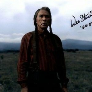 WES STUDI Signed HOSTILES CHIEF YELLOW HAWK Photo w/ Hologram COA Collectible Memorabilia