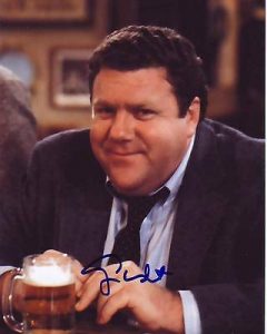 GEORGE WENDT SIGNED CHEERS PHOTO W/ HOLOGRAM COA  COLLECTIBLE MEMORABILIA