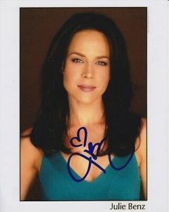 JULIE BENZ SIGNED PHOTO W/ HOLOGRAM COA  COLLECTIBLE MEMORABILIA
