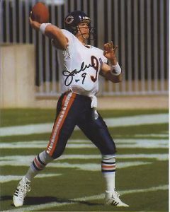 JIM MCMAHON SIGNED NFL CHICAGO BEARS PHOTO W/ HOLOGRAM COA  COLLECTIBLE MEMORABILIA